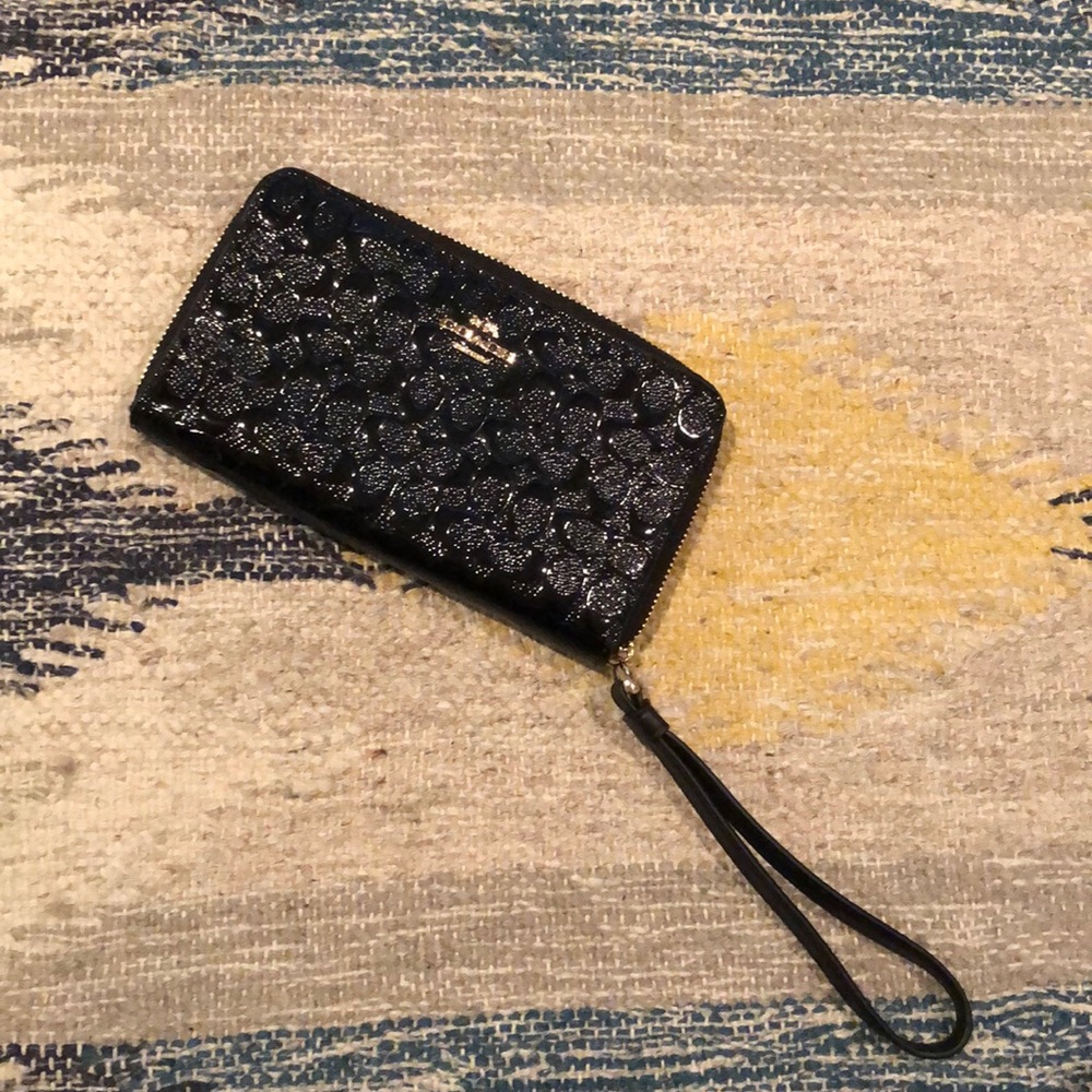 Coach Patent Leather Wristlet